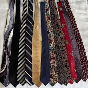 Designer Vintage Men's Silk Ties Collection